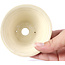 Pot à bonsaï rond beige par Bonsai - 85 x 85 x 45 mm