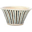 Pot à bonsaï rond beige par Bonsai - 85 x 85 x 45 mm