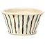 Pot à bonsaï rond beige par Bonsai - 70 x 70 x 35 mm