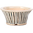 Vaso per bonsai rotondo beige di Bonsai - 70 x 70 x 35 mm