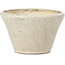 Pot à bonsaï rond beige par Bonsai - 90 x 90 x 65 mm