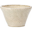 Vaso per bonsai rotondo beige di Bonsai - 90 x 90 x 65 mm