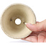 Pot à bonsaï rond beige par Bonsai - 90 x 90 x 65 mm