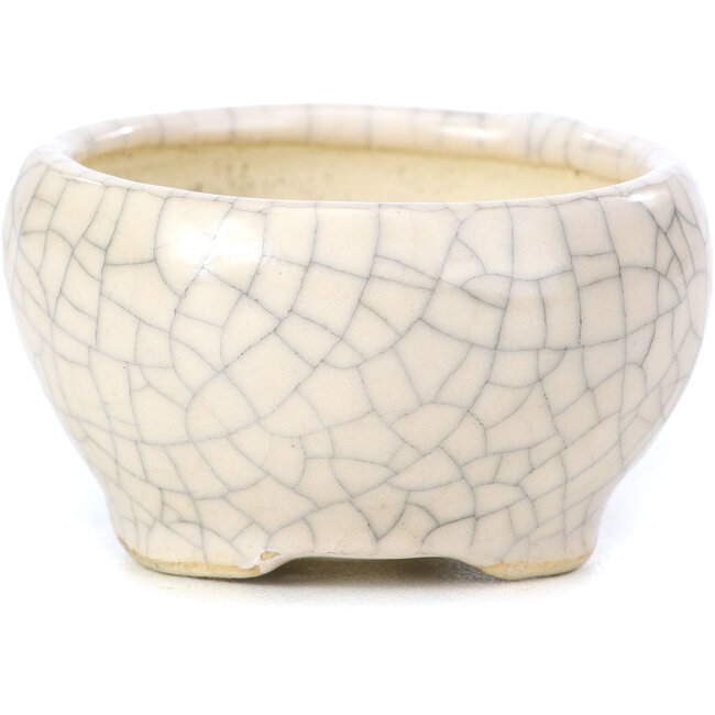 Runde beige Bonsaischale von Bonsai - 60 x 60 x 35 mm