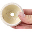 Pot à bonsaï rond beige par Bonsai - 60 x 60 x 35 mm
