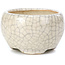 Pot à bonsaï rond beige par Bonsai - 60 x 60 x 35 mm