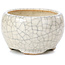 Pot à bonsaï rond beige par Bonsai - 60 x 60 x 35 mm