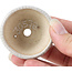Pot à bonsaï rond beige par Bonsai - 60 x 60 x 35 mm