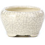 Pot à bonsaï rond beige par Bonsai - 60 x 60 x 35 mm