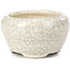 Pot à bonsaï rond beige par Bonsai - 60 x 60 x 35 mm