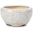 Pot à bonsaï rond beige par Bonsai - 60 x 60 x 35 mm