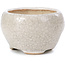 Pot à bonsaï rond beige par Bonsai - 60 x 60 x 35 mm