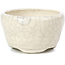 Pot à bonsaï rond beige par Bonsai - 60 x 60 x 35 mm