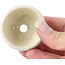 Pot à bonsaï rond beige par Bonsai - 60 x 60 x 35 mm