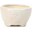 Pot à bonsaï rond beige par Bonsai - 60 x 60 x 35 mm