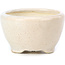 Maceta de bonsái redonda beige de Bonsai - 60 x 60 x 35 mm