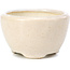 Pot à bonsaï rond beige par Bonsai - 60 x 60 x 35 mm