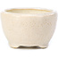 Pot à bonsaï rond beige par Bonsai - 60 x 60 x 35 mm