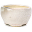 Pot à bonsaï rond beige par Bonsai - 60 x 60 x 35 mm