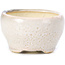 Pot à bonsaï rond beige par Bonsai - 60 x 60 x 35 mm