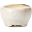 Pot à bonsaï rond beige par Bonsai - 60 x 60 x 35 mm