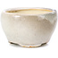 Pot à bonsaï rond beige par Bonsai - 60 x 60 x 35 mm