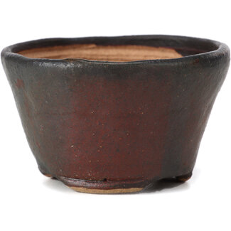 Bonsai 71 mm round brown bonsai pot by Bonsai, Japan