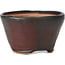 Vaso per bonsai rotondo marrone di Bonsai - 71 x 71 x 45 mm