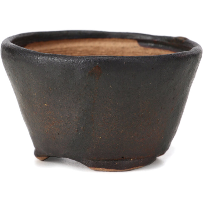 Runde braune Bonsaischale von Bonsai - 71 x 71 x 45 mm