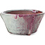 Round pink and blue bonsai pot by Bonsai - 72 x 72 x 41 mm