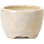 Round off white bonsai pot by Bonsai - 45 x 45 x 30 mm