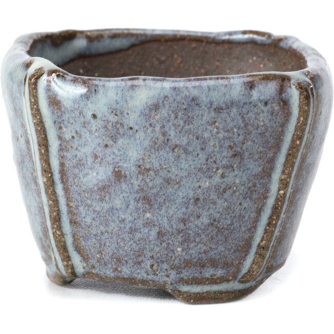 Quadratische blaue Bonsaischale von Bonsai - 56 x 56 x 40 mm
