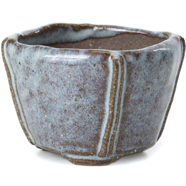 Quadratische blaue Bonsaischale von Bonsai - 56 x 56 x 40 mm