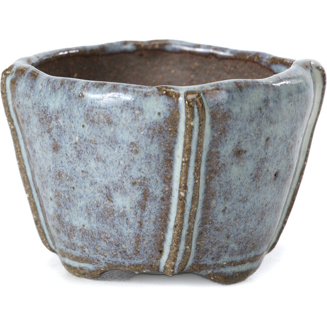 Pot à bonsaï carré bleu par Bonsai - 56 x 56 x 40 mm