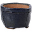Pot à bonsaï carré bleu par Bonsai - 57 x 57 x 40 mm