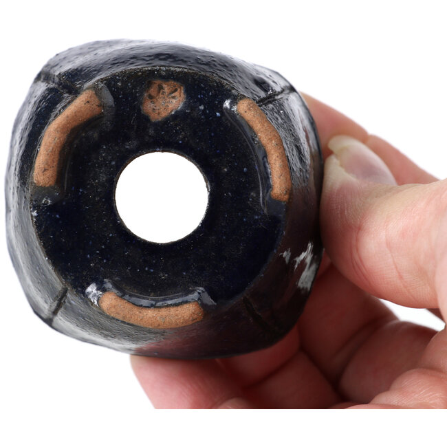 Vaso per bonsai quadrato blu di Bonsai - 57 x 57 x 40 mm