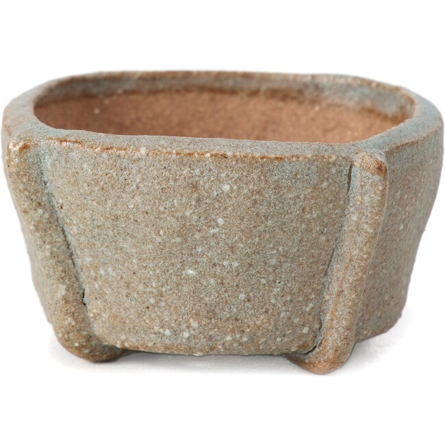 Square blue bonsai pot by Bonsai - 55 x 55 x 30 mm