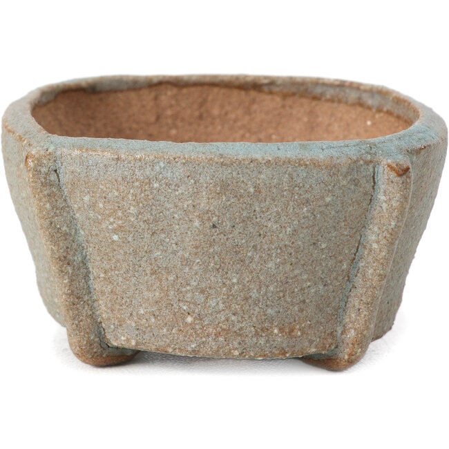 Square blue bonsai pot by Bonsai - 55 x 55 x 30 mm