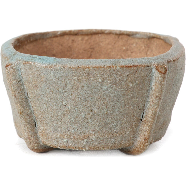 Quadratische blaue Bonsaischale von Bonsai - 55 x 55 x 30 mm