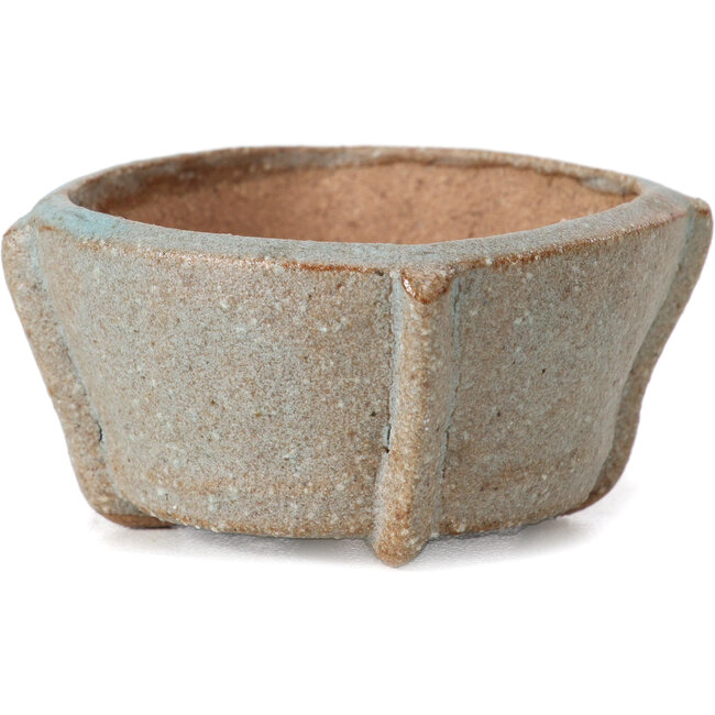 Vierkante blauwe bonsaipot van Bonsai - 55 x 55 x 30 mm