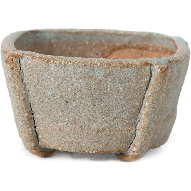 Maceta de bonsái cuadrada azul de Bonsai - 50 x 50 x 27 mm