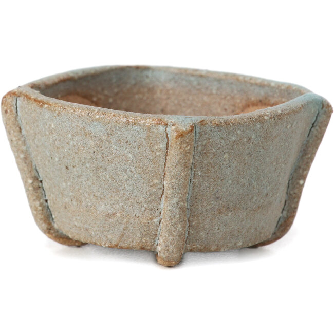 Square blue bonsai pot by Bonsai - 50 x 50 x 27 mm