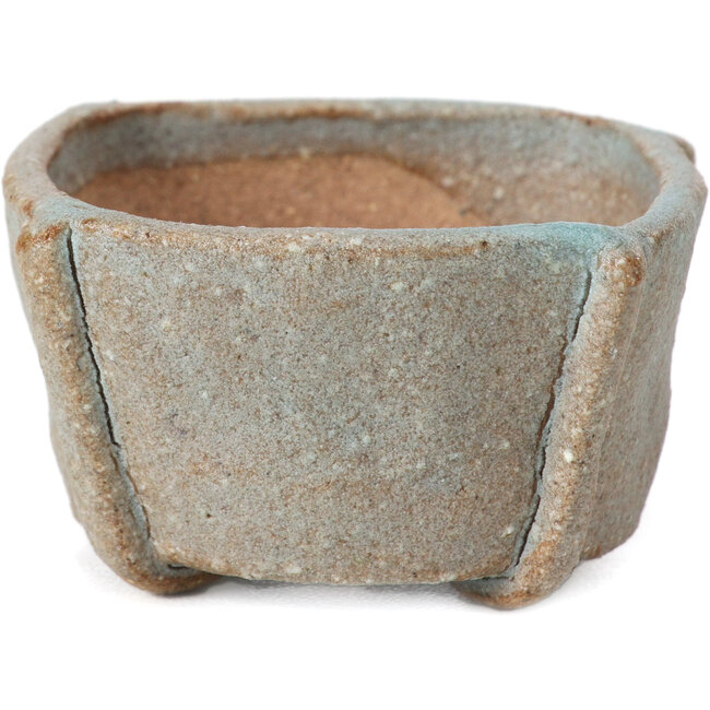 Vaso per bonsai quadrato blu di Bonsai - 50 x 50 x 27 mm