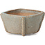 Pot à bonsaï carré bleu par Bonsai - 50 x 50 x 27 mm