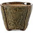 Pot à bonsaï carré vert par Bonsai - 57 x 57 x 50 mm