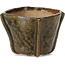 Pot à bonsaï carré vert par Bonsai - 57 x 57 x 50 mm