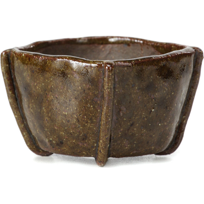 Pot à bonsaï carré vert par Bonsai - 60 x 60 x 40 mm