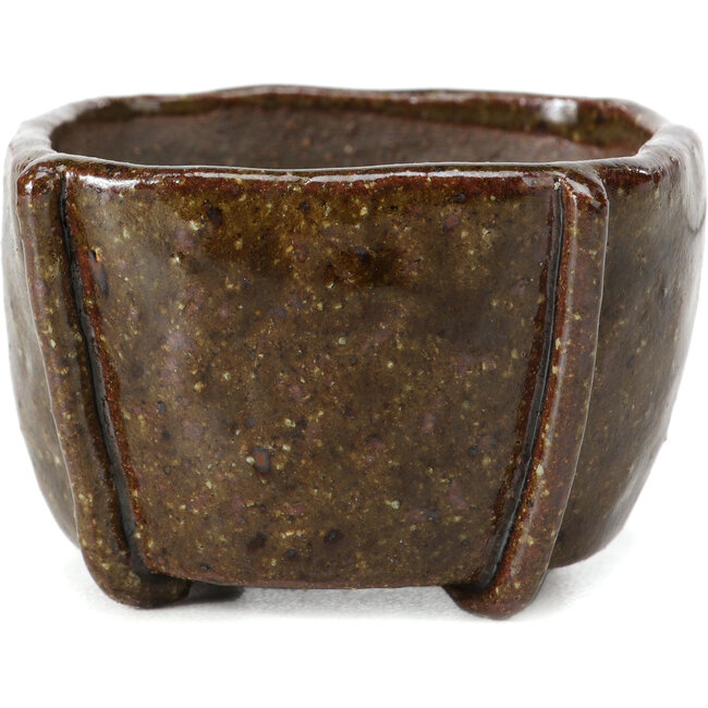 Pot à bonsaï carré vert par Bonsai - 60 x 60 x 40 mm