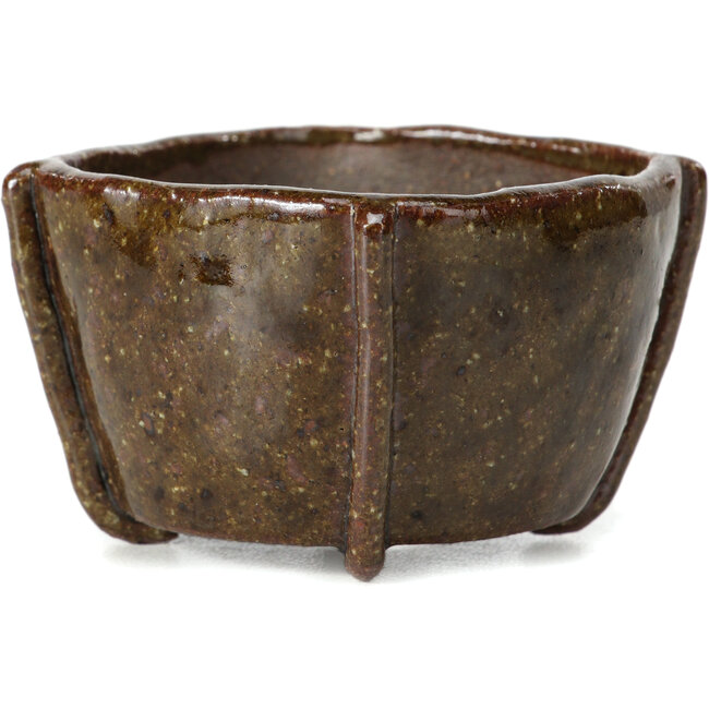 Quadratische grüne Bonsaischale von Bonsai - 60 x 60 x 40 mm