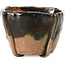Pot à bonsaï carré vert par Bonsai - 65 x 65 x 45 mm